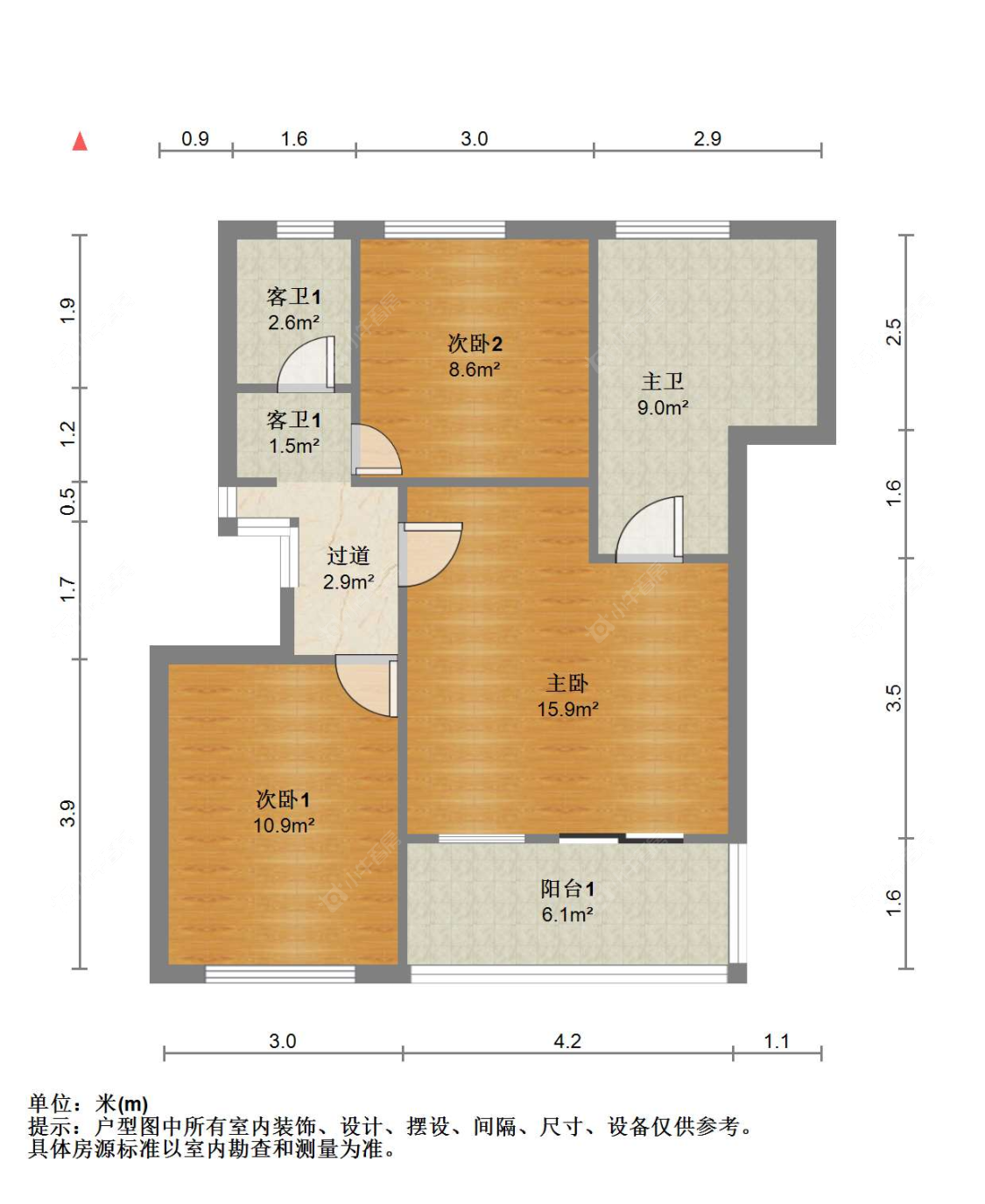 苏州海源名邸在售二手房源户型图_小牛看房