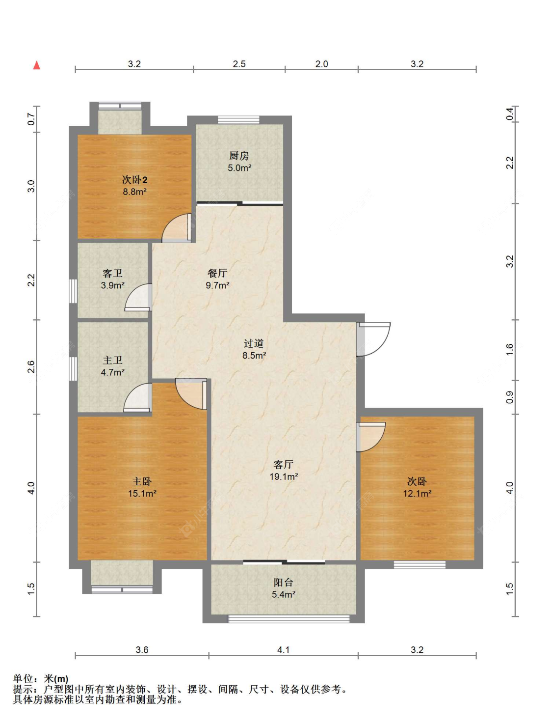 苏州新乘北苑四期在售二手房源户型图_小牛看房