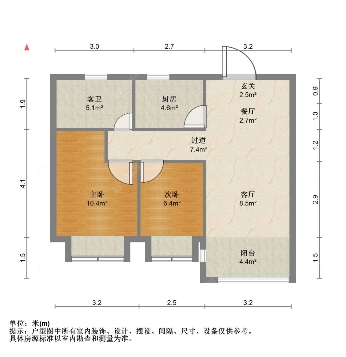 苏州悦隆新村在售二手房源户型图_小牛看房