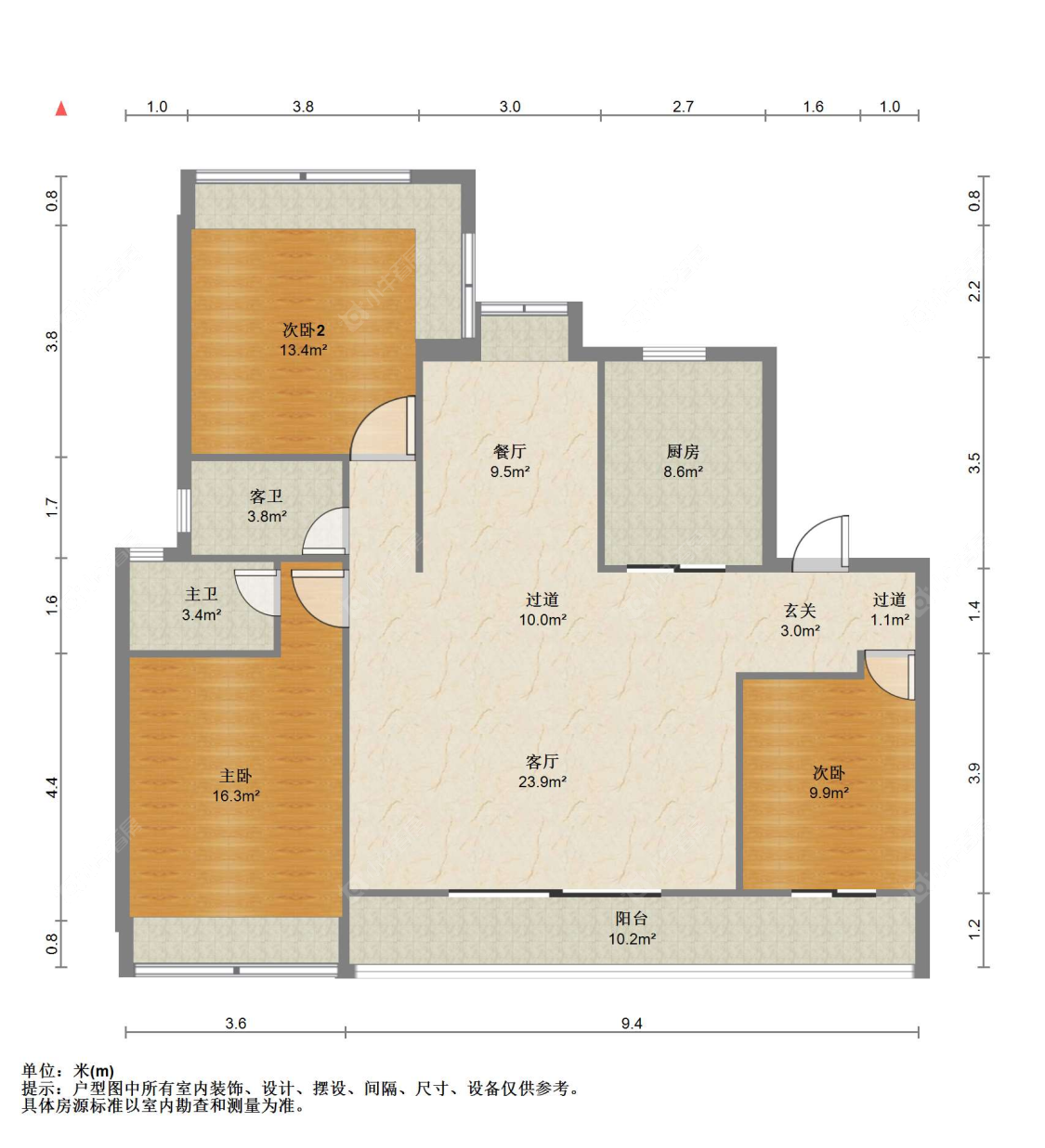 苏州建发云湖上在售二手房源户型图_小牛看房