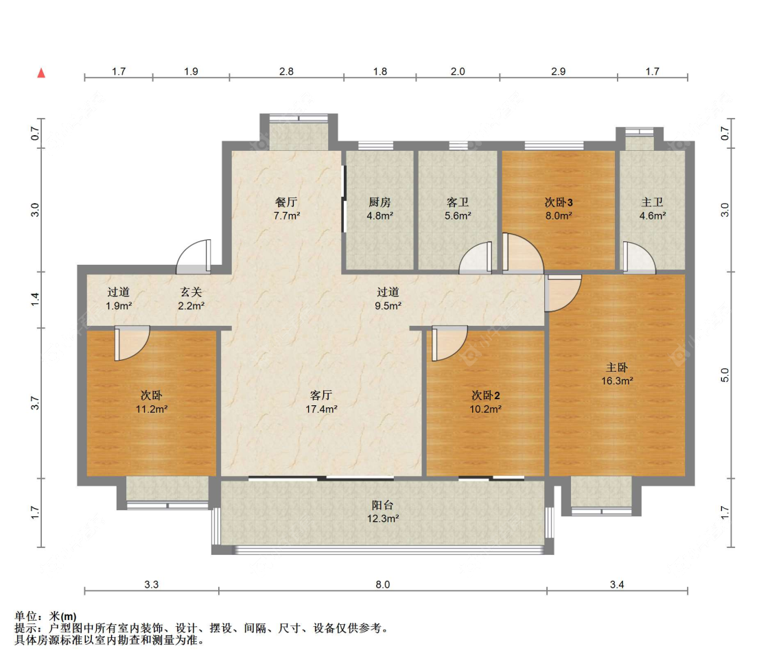 苏州云樾兰庭在售二手房源户型图_小牛看房