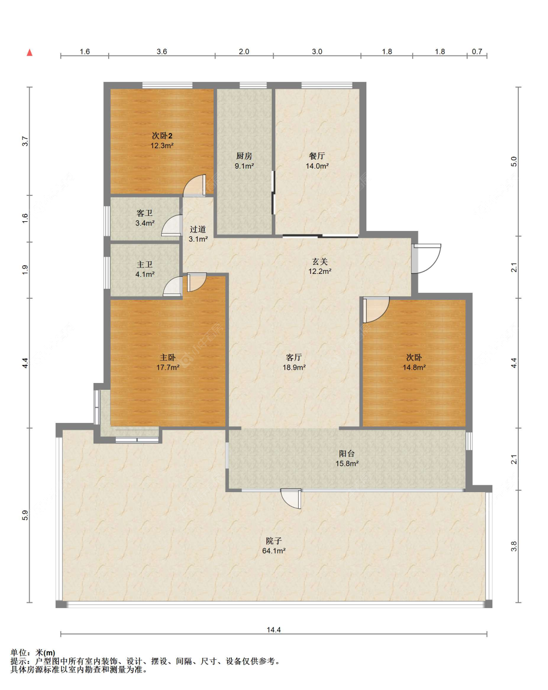 苏州甲江南在售二手房源户型图_小牛看房