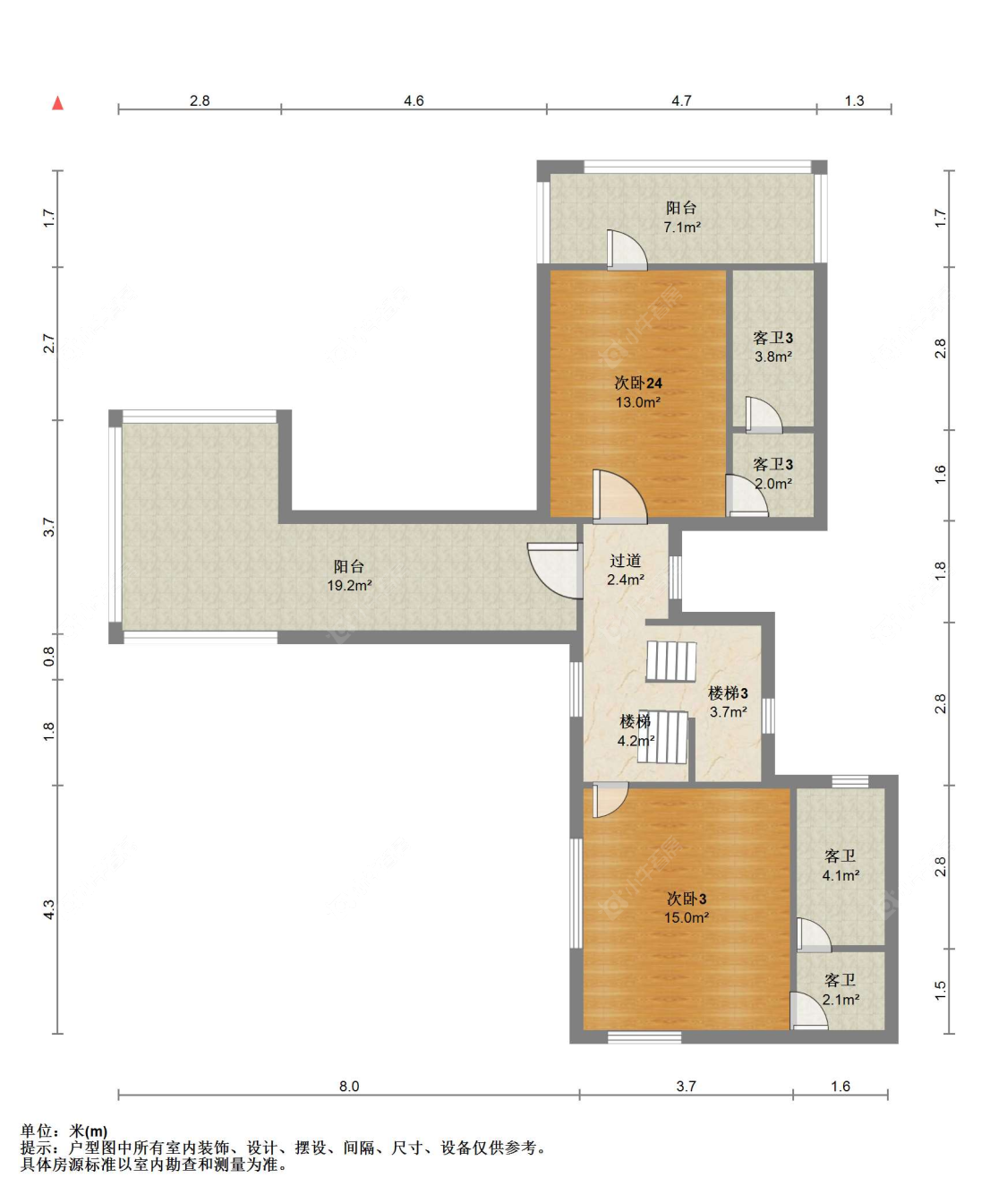 苏州世茂九溪墅(别墅)在售二手房源户型图_小牛看房