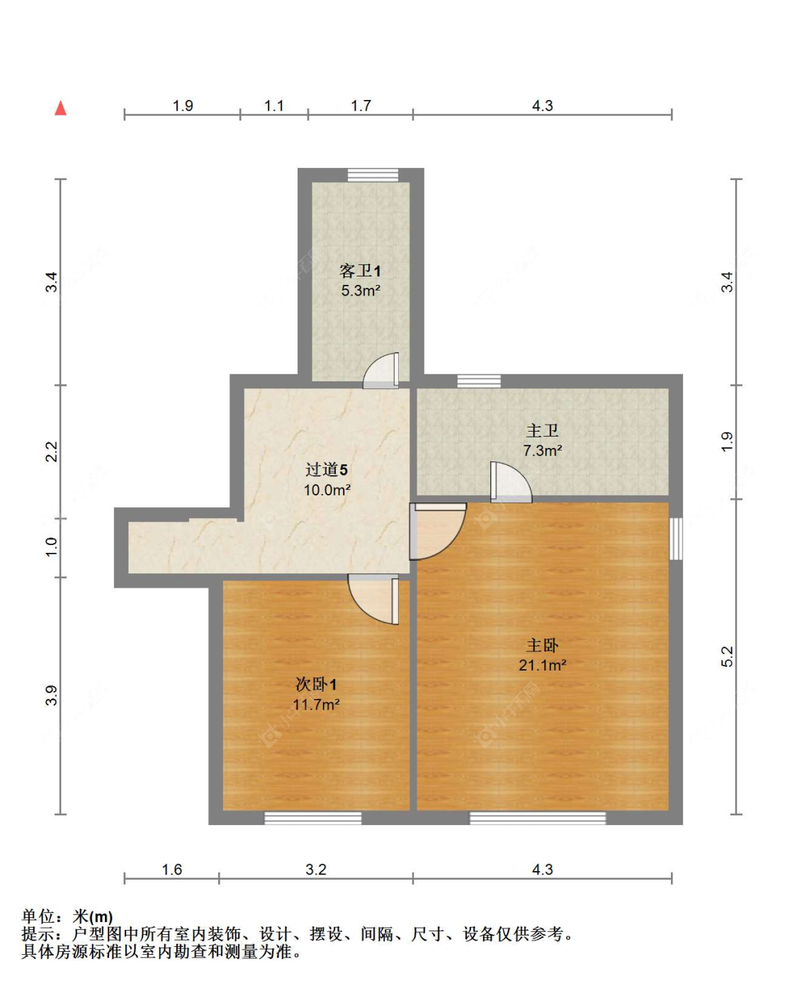 苏州中南樾府在售二手房源户型图_小牛看房