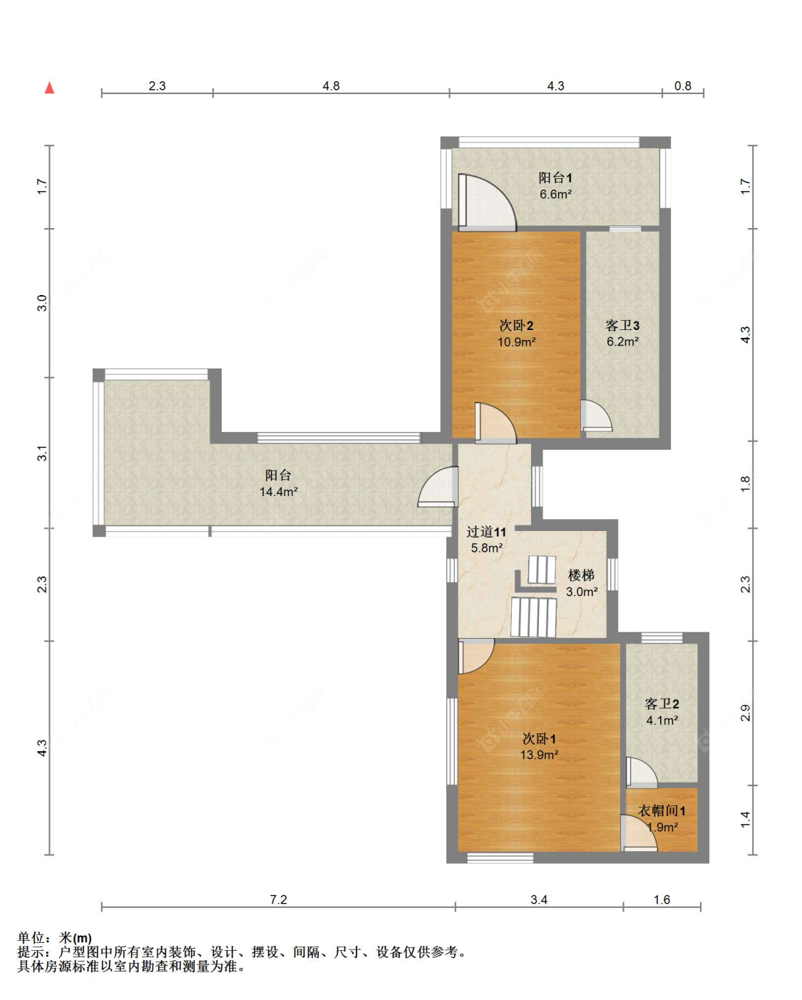 苏州世茂九溪墅(别墅)在售二手房源户型图_小牛看房