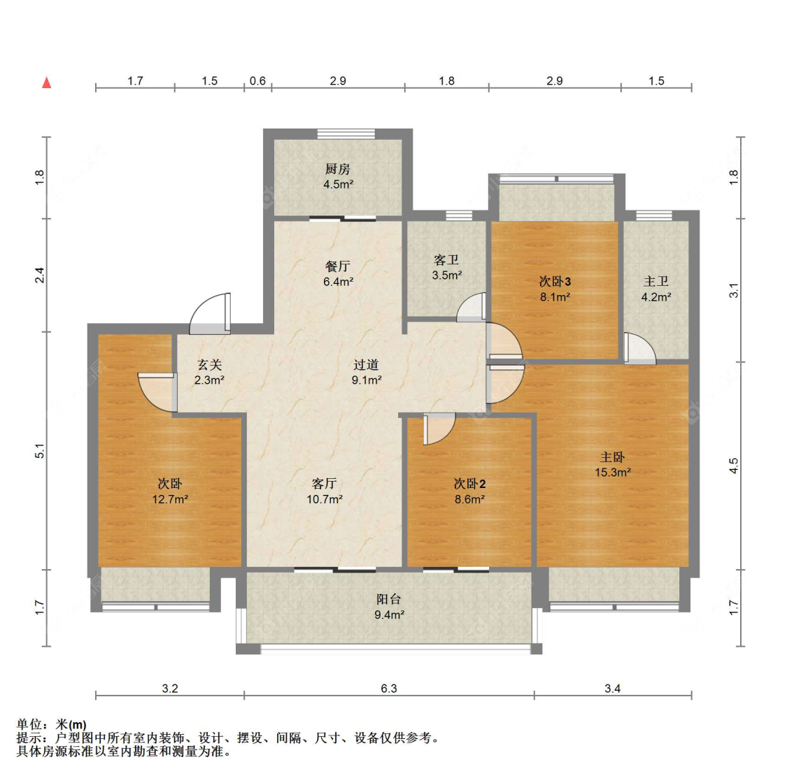苏州阳光春晓在售二手房源户型图_小牛看房