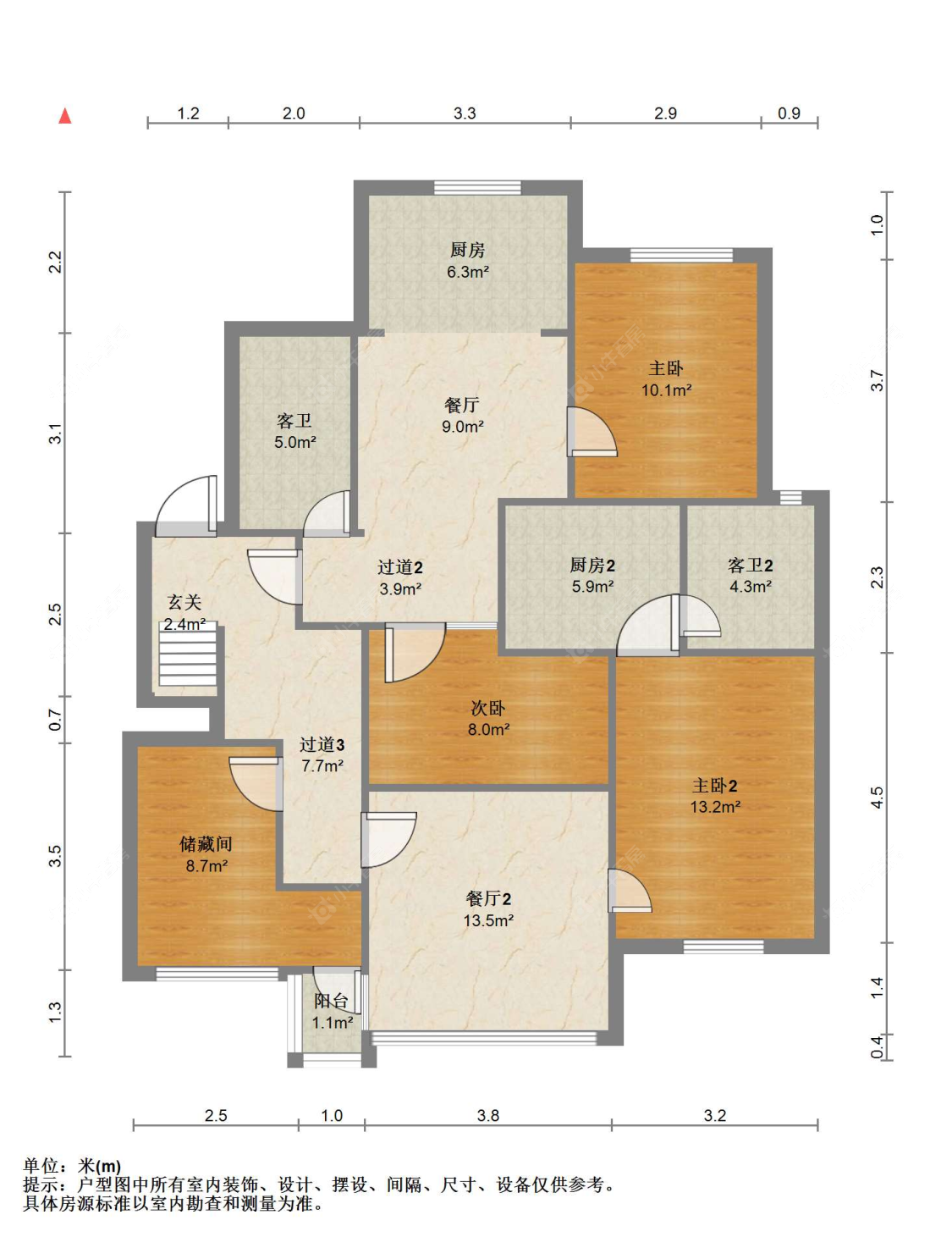 苏州小城市新村在售二手房源户型图_小牛看房