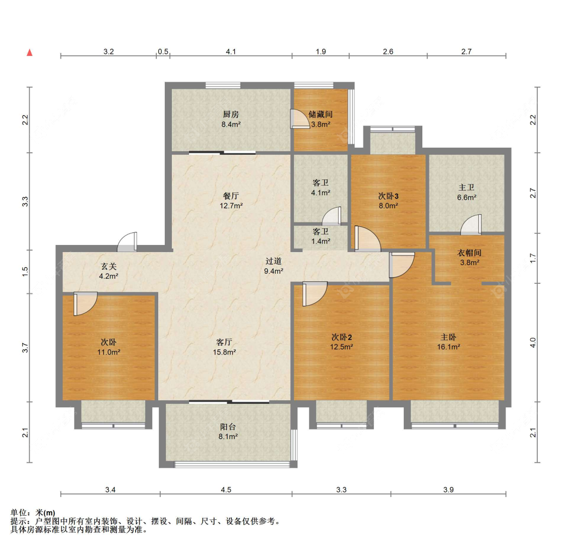 苏州碧桂园翡翠湾(一二期)在售二手房源户型图_小牛看房