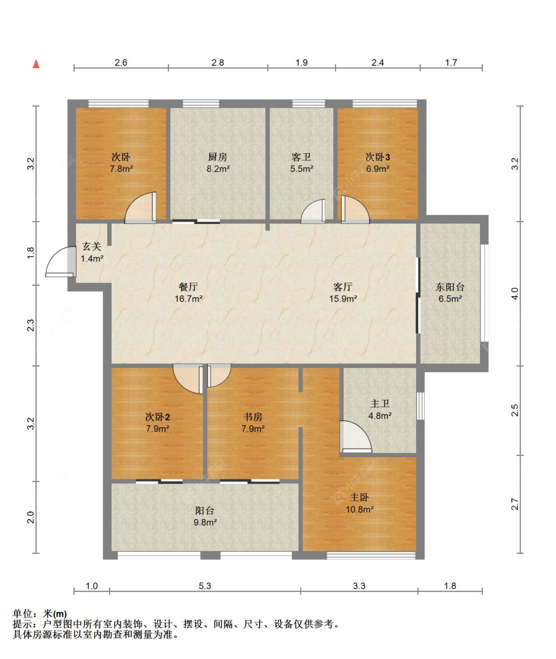 苏州汇金新城在售二手房源户型图_小牛看房