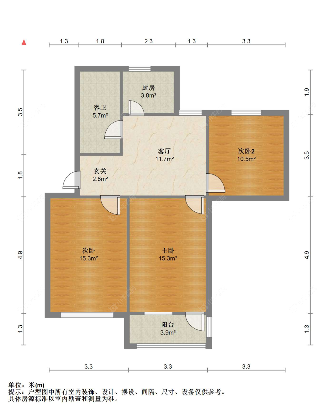 苏州云盘一村在售二手房源户型图_小牛看房