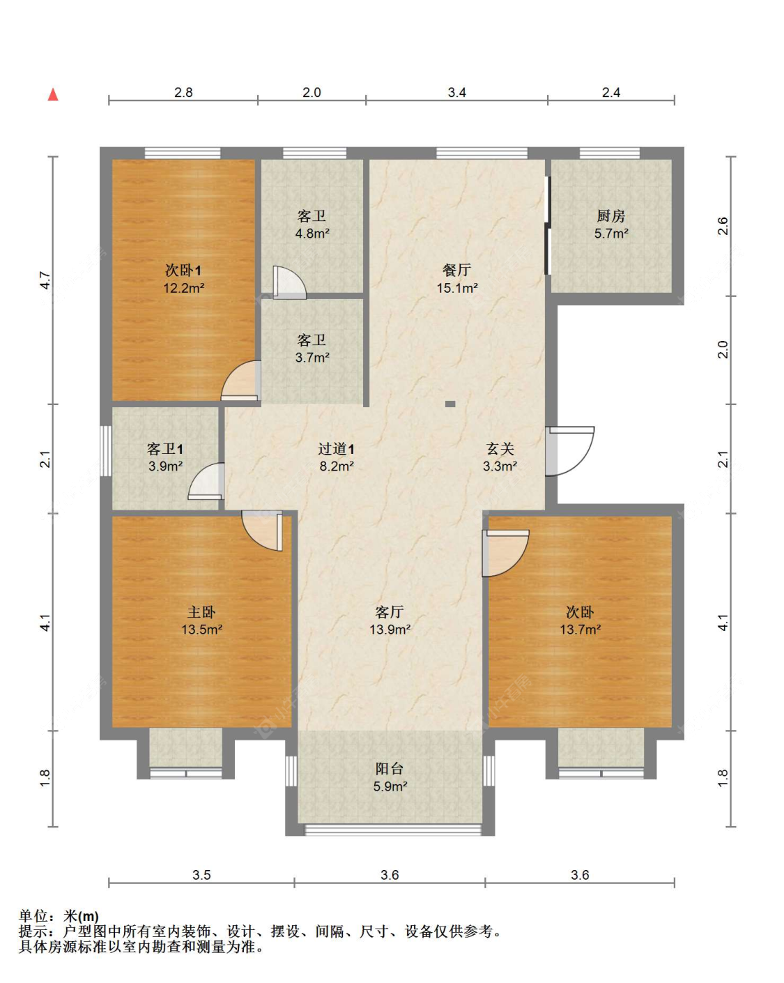 苏州港邻新村在售二手房源户型图_小牛看房