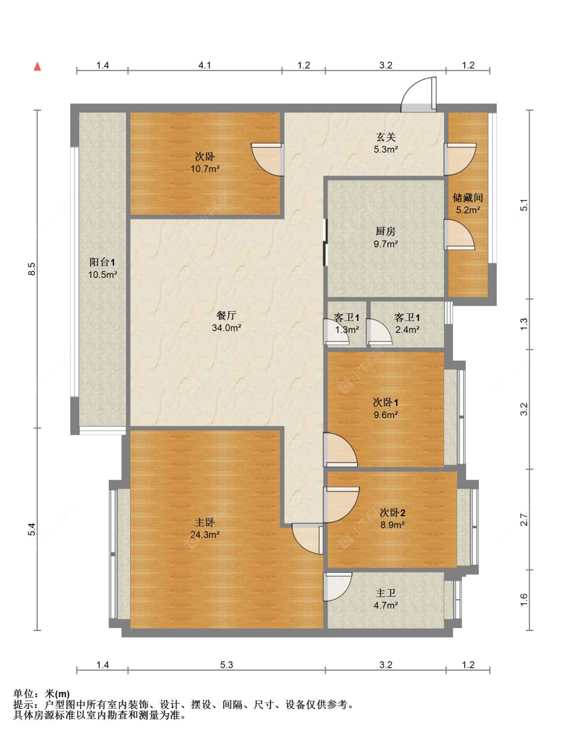 苏州建发和玺在售二手房源户型图_小牛看房