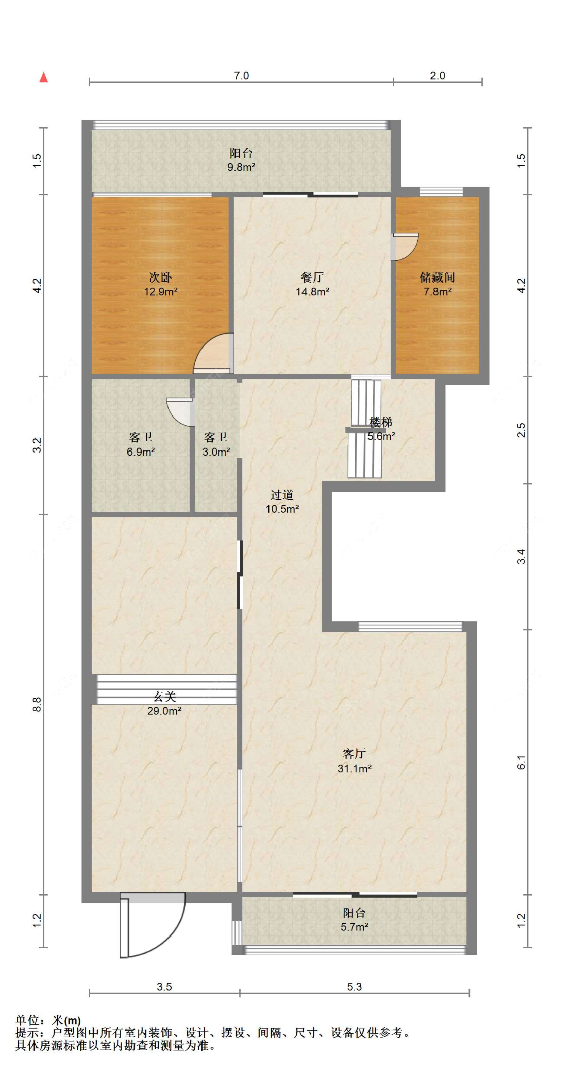 苏州香蜜湖公馆(别墅)东区在售二手房源户型图_小牛看房