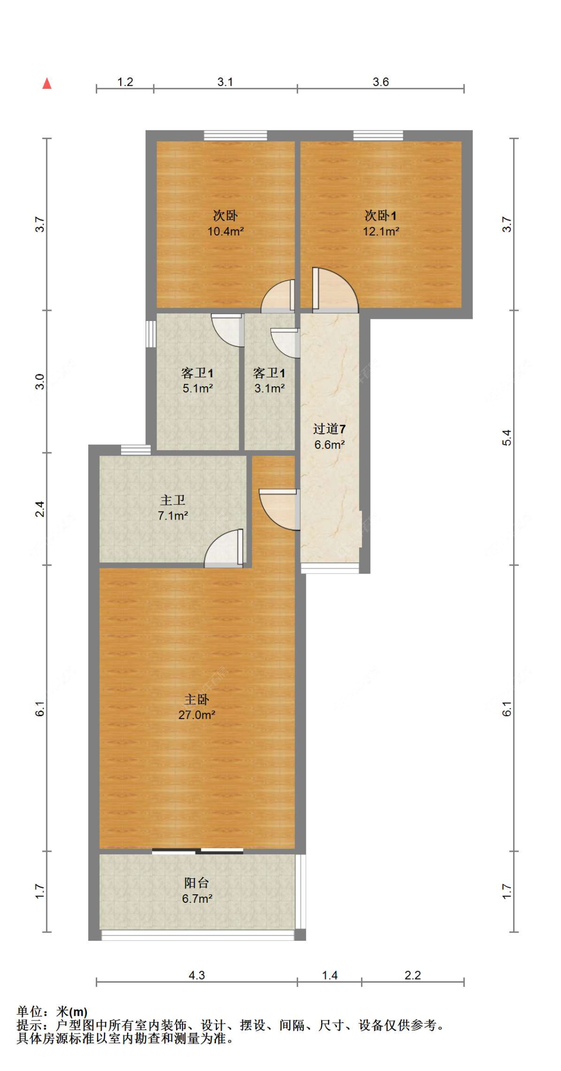 苏州世茂九溪墅(别墅)在售二手房源户型图_小牛看房