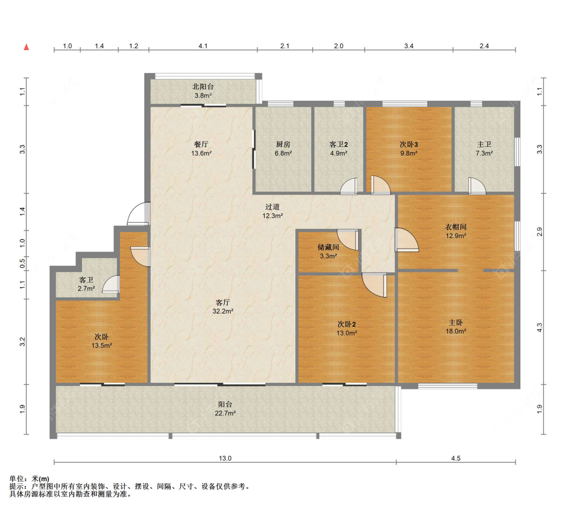 苏州世茂九溪墅(住宅)在售二手房源户型图_小牛看房