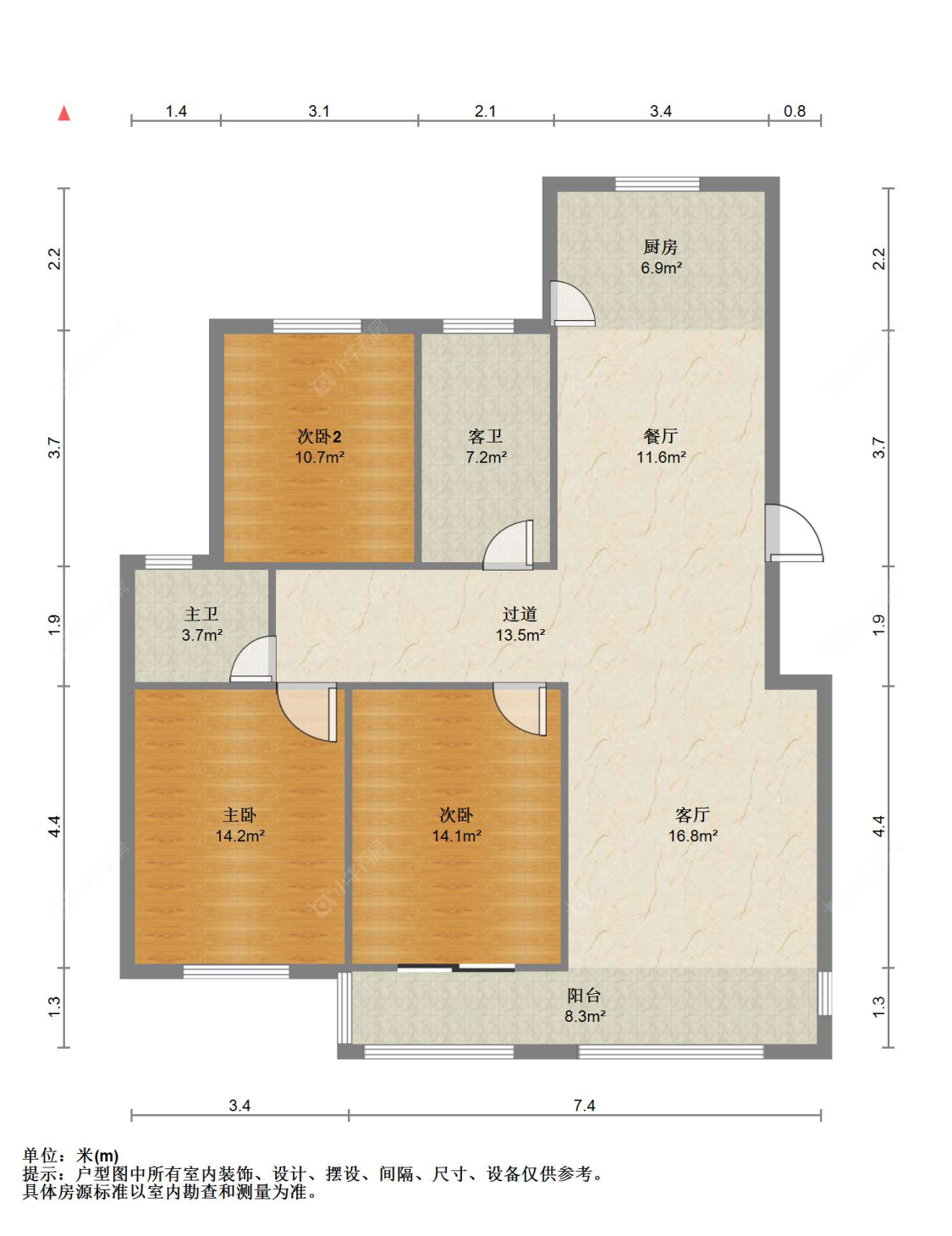 苏州小菜巷新村在售二手房源户型图_小牛看房