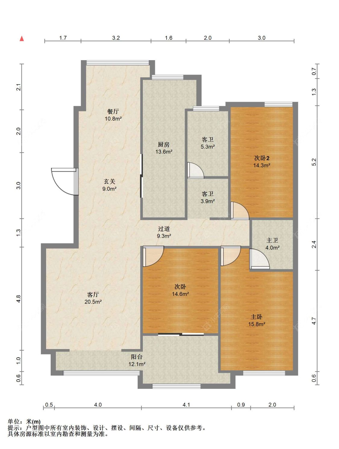 苏州阳光里程在售二手房源户型图_小牛看房