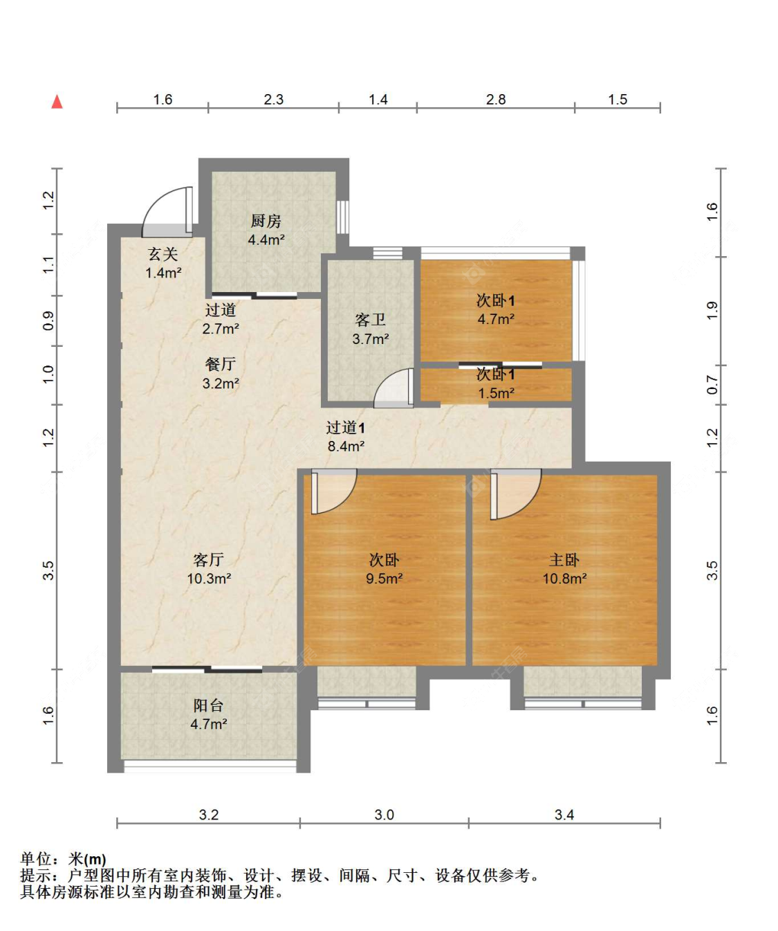 苏州建发御璟湾(东区)在售二手房源户型图_小牛看房