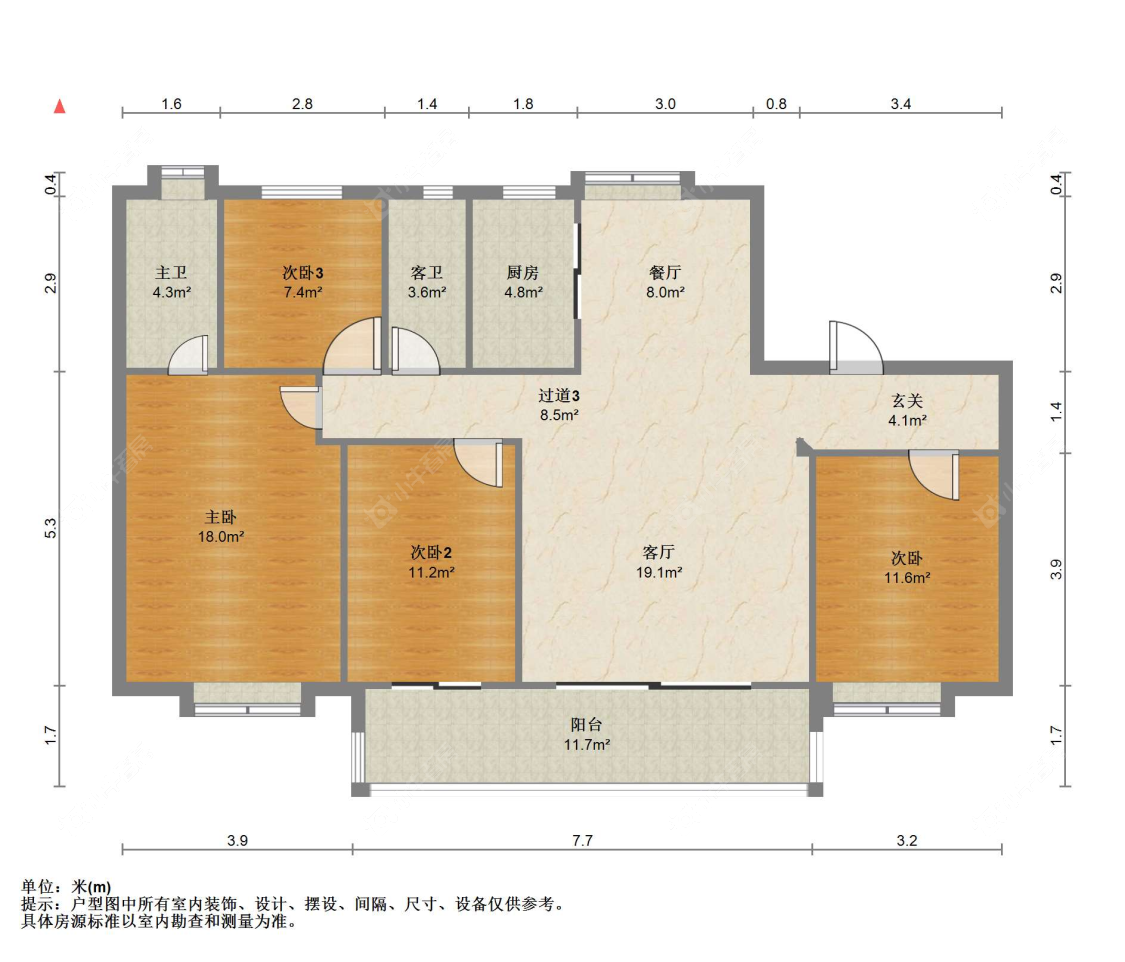 苏州云樾兰庭在售二手房源户型图_小牛看房