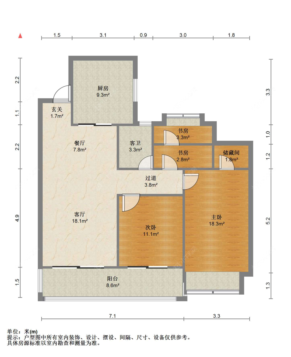 苏州建发御珑湾在售二手房源户型图_小牛看房