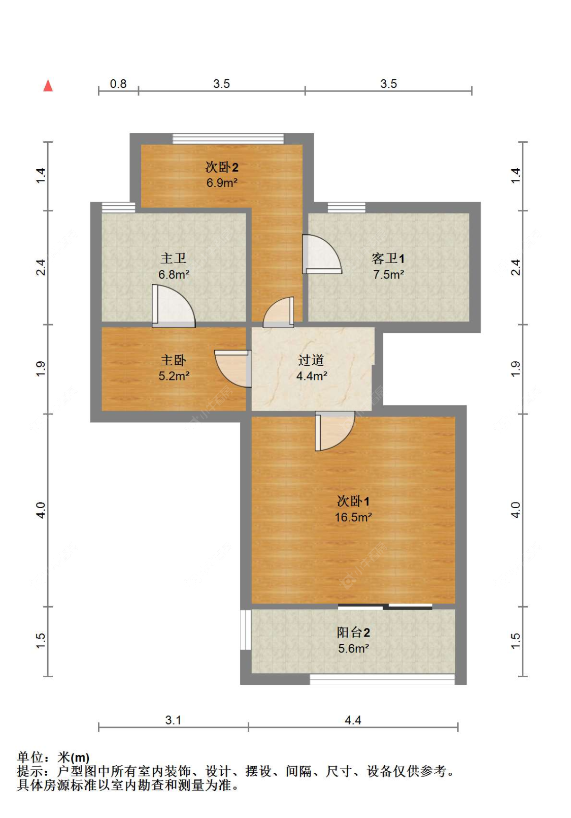苏州石榴江南院子在售二手房源户型图_小牛看房