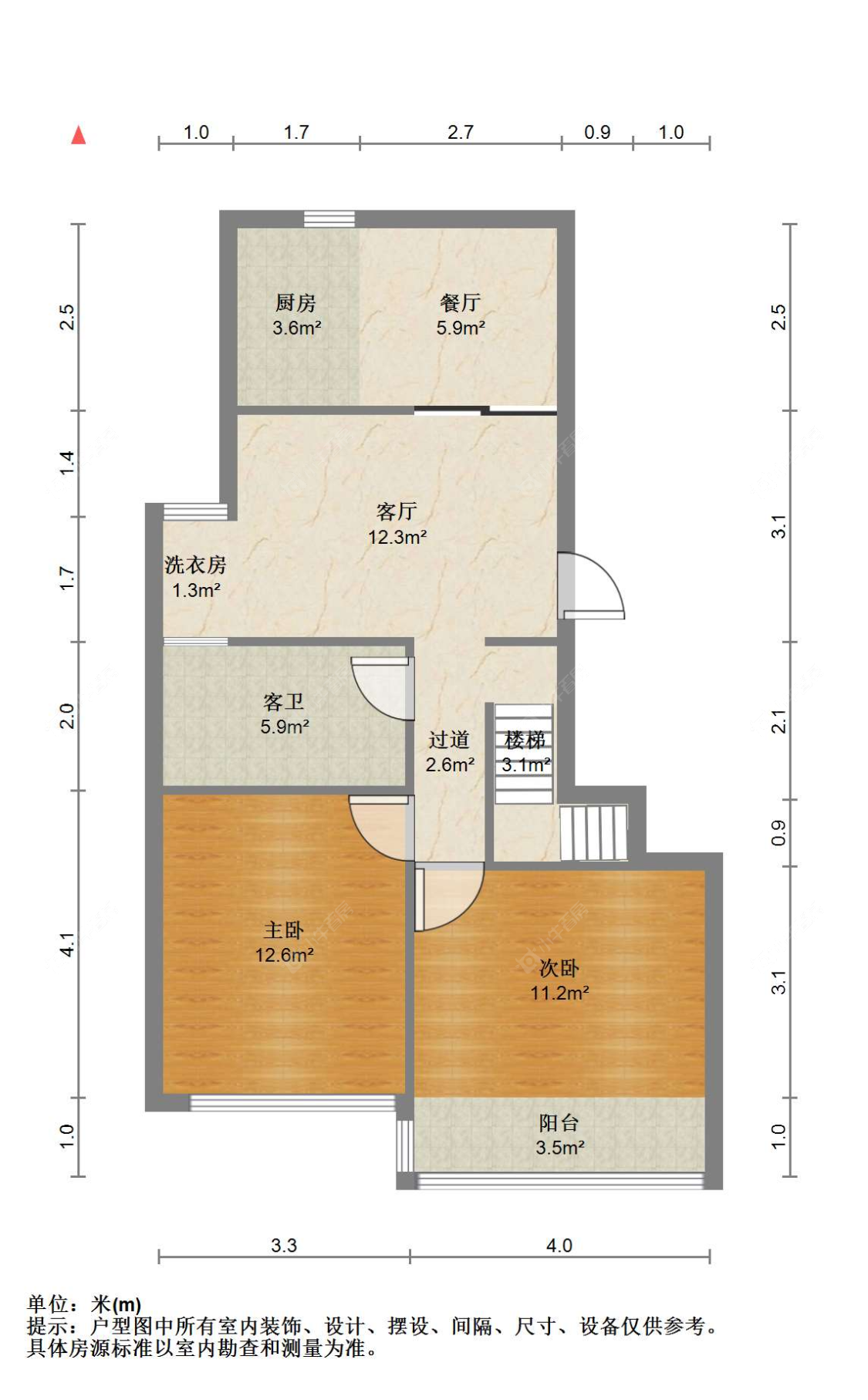 苏州皇家首座西区（一二期）在售二手房源户型图_小牛看房