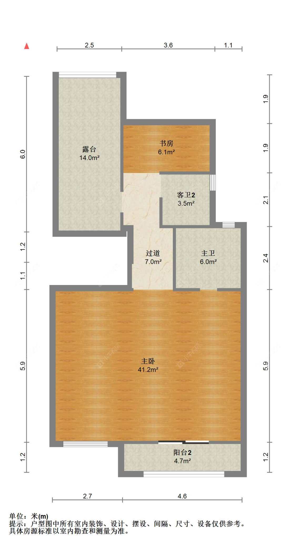 苏州世茂九溪墅(住宅)在售二手房源户型图_小牛看房