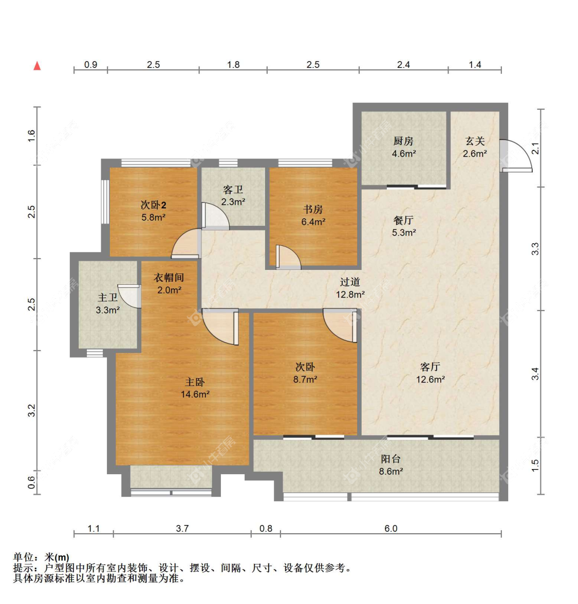 苏州建发和玺在售二手房源户型图_小牛看房