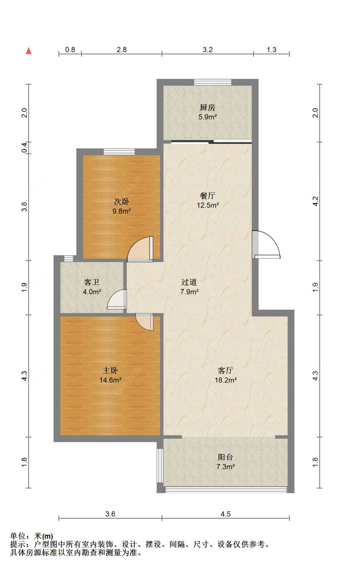 苏州锦绣花苑(南区)在售二手房源户型图_小牛看房