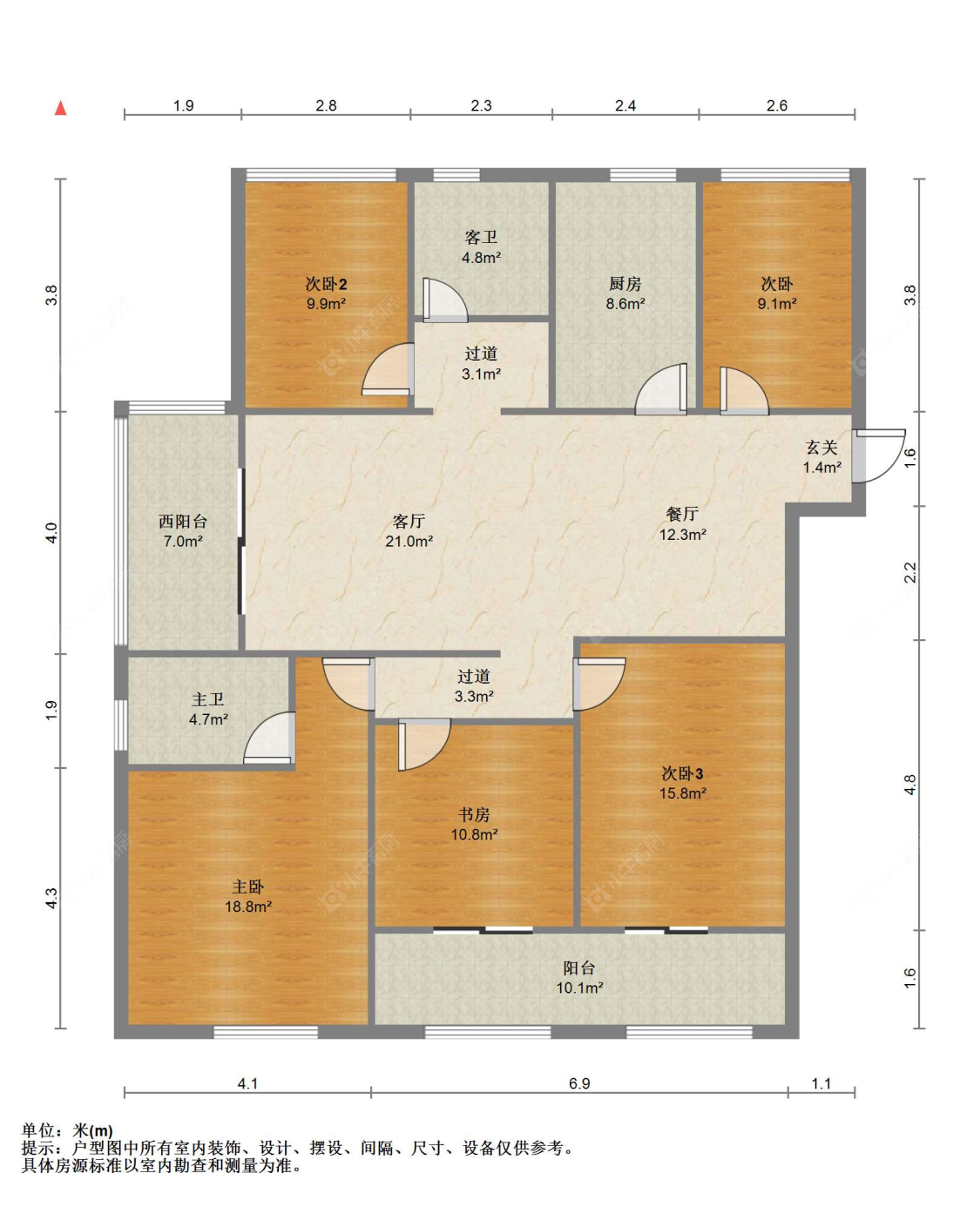 苏州汇金新城在售二手房源户型图_小牛看房