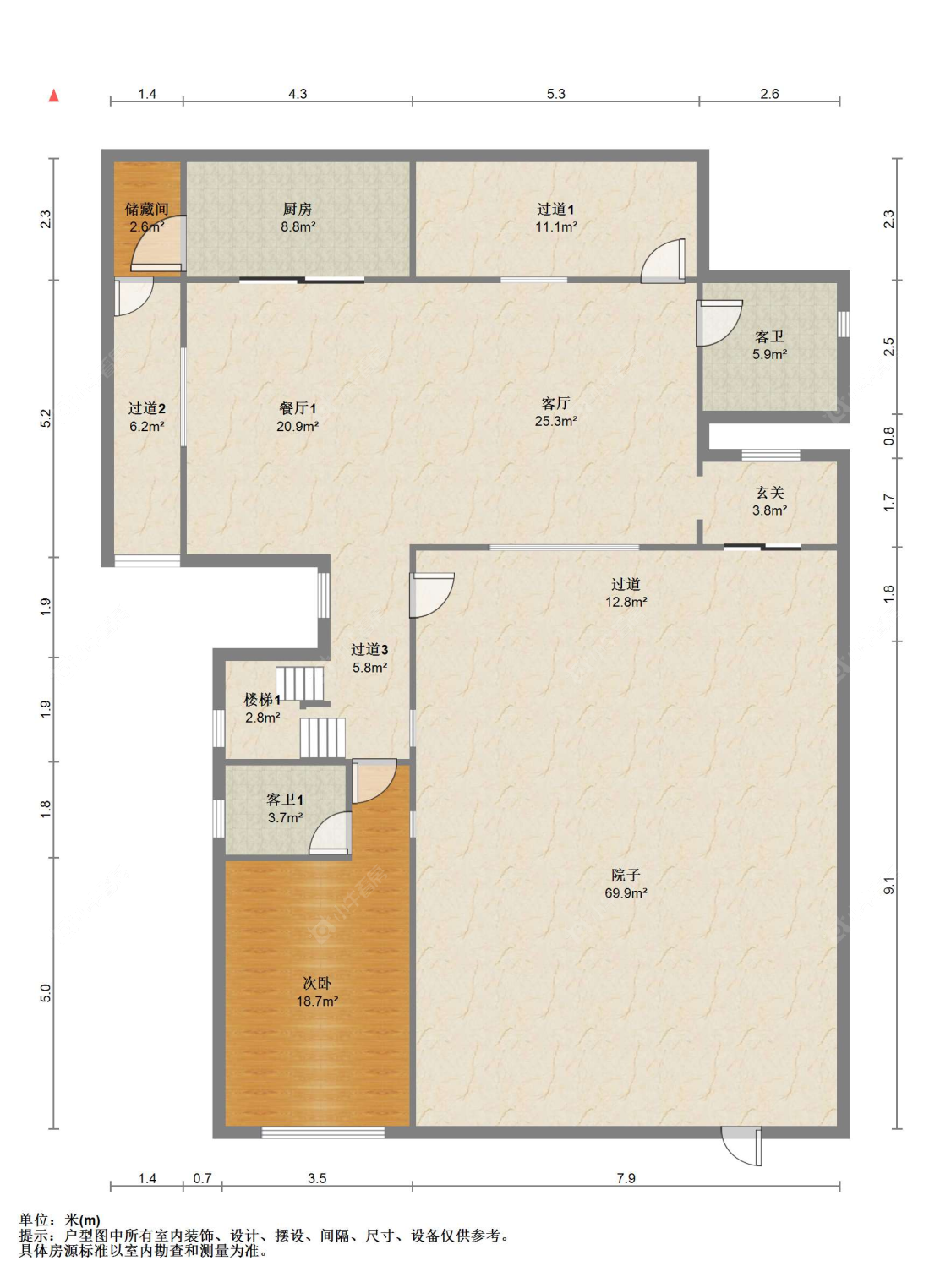 苏州世茂九溪墅(别墅)在售二手房源户型图_小牛看房