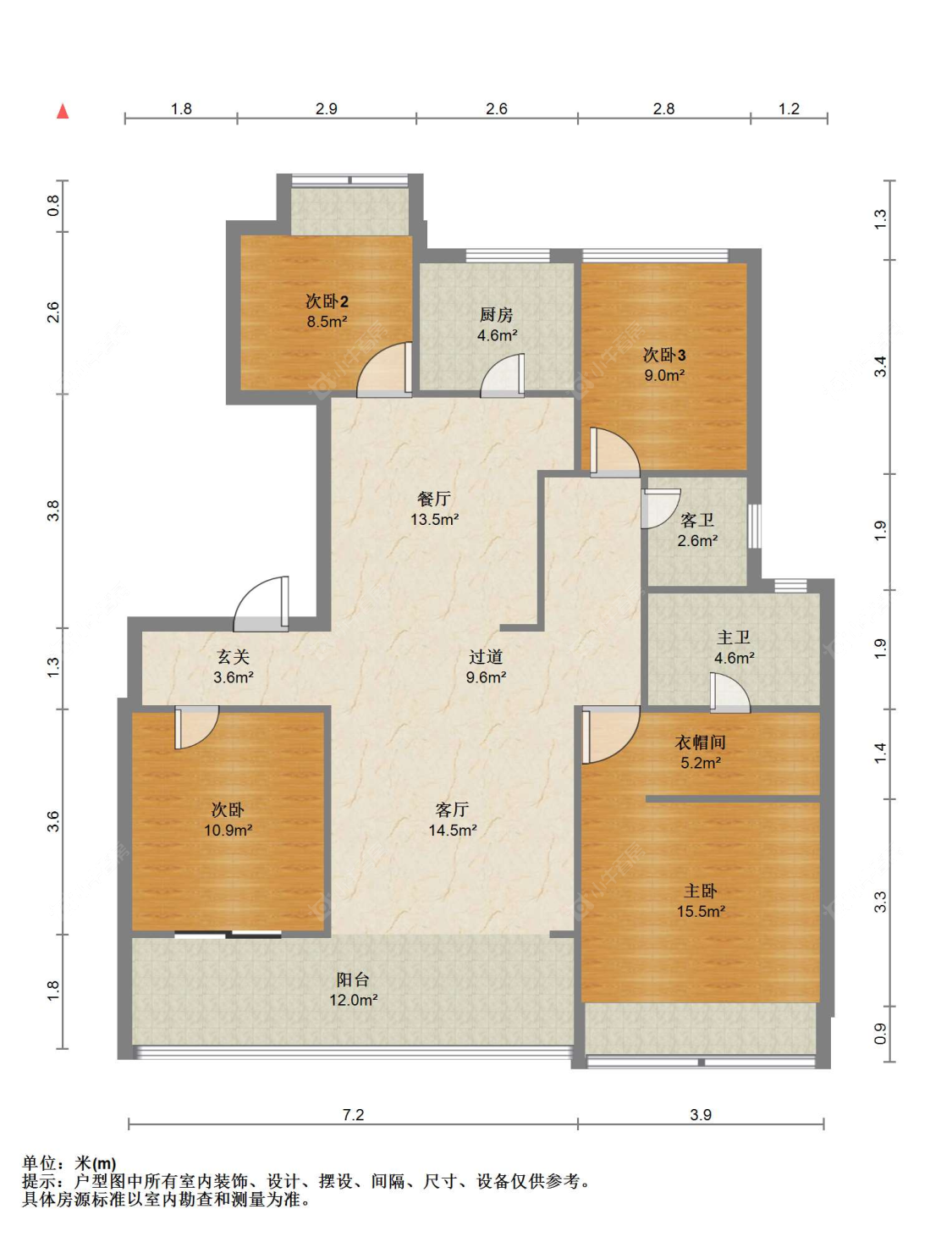 苏州湖悦天境在售二手房源户型图_小牛看房
