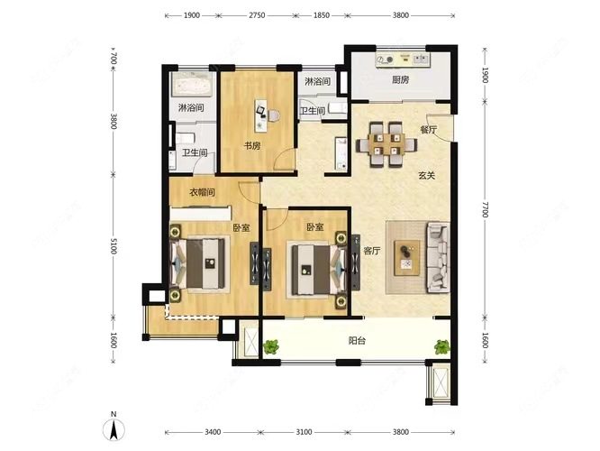 苏州万红三村(西区)在租房源户型图_小牛看房