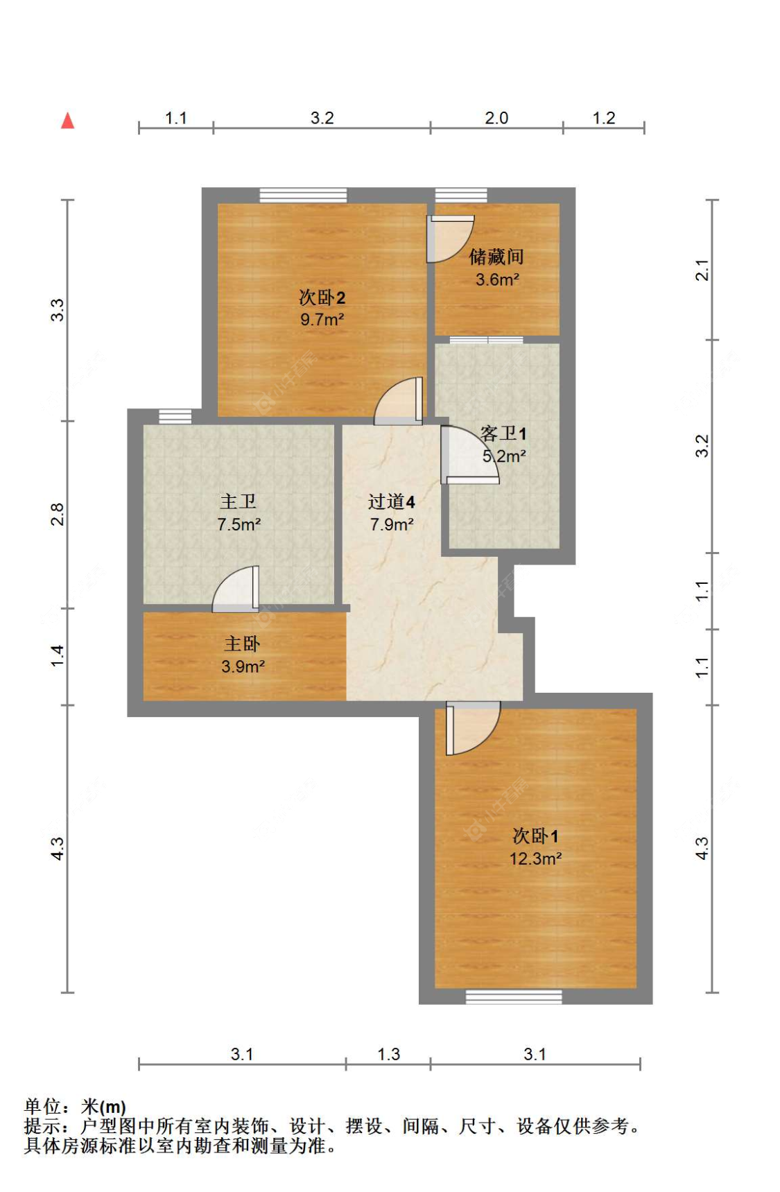 苏州碧桂园天玺在售二手房源户型图_小牛看房