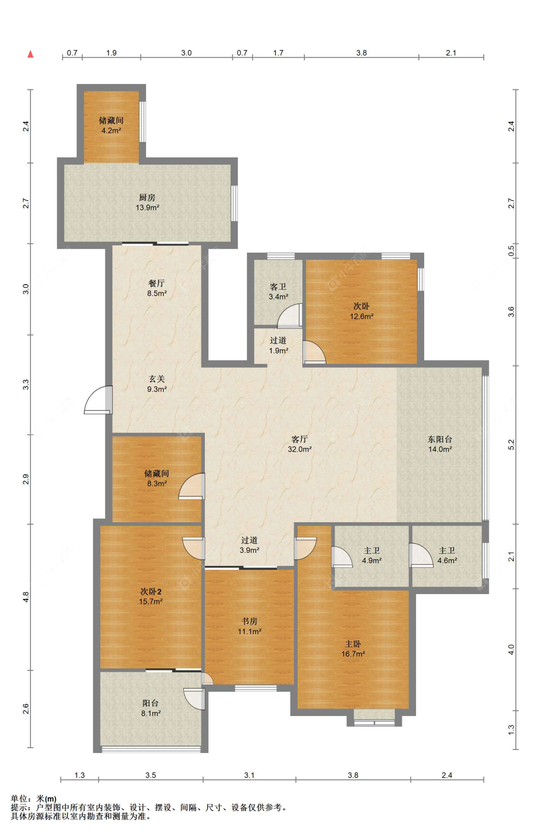 苏州清水湾(张家港)在售二手房源户型图_小牛看房
