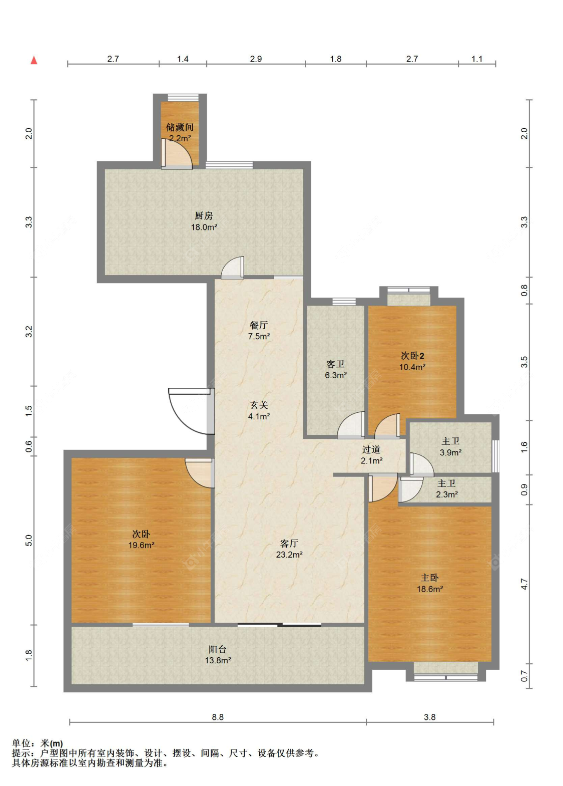 苏州蓝湖湾在售二手房源户型图_小牛看房