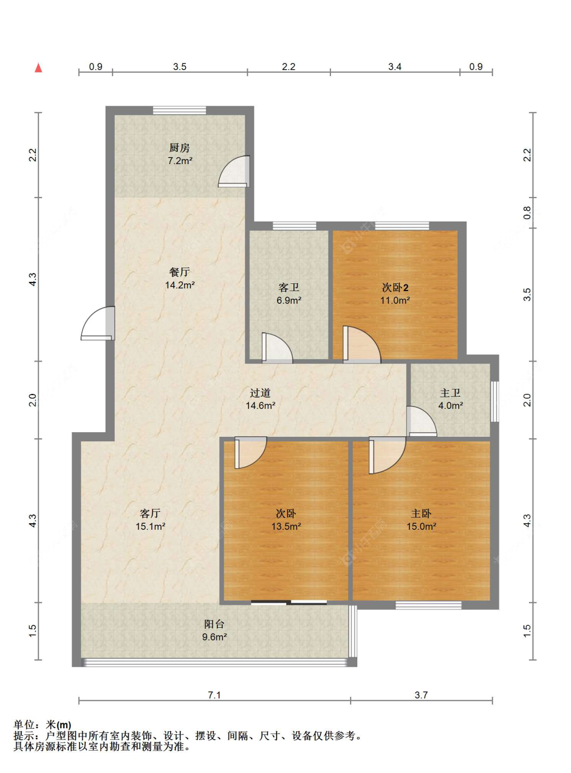 苏州中港花苑(北区)在售二手房源户型图_小牛看房
