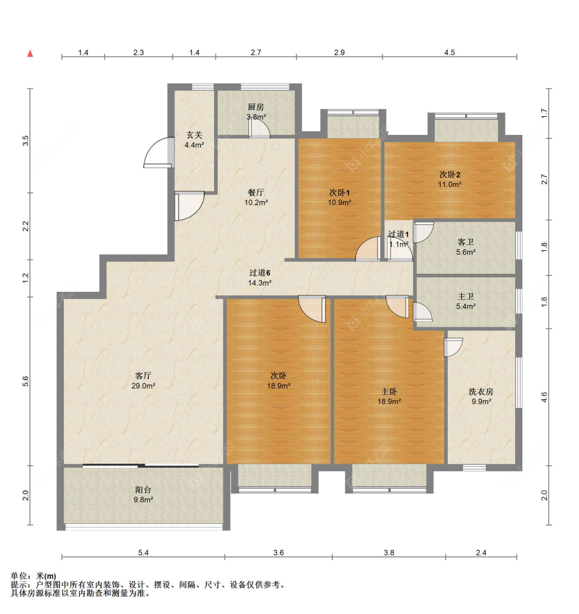 苏州龙庭华府在售二手房源户型图_小牛看房
