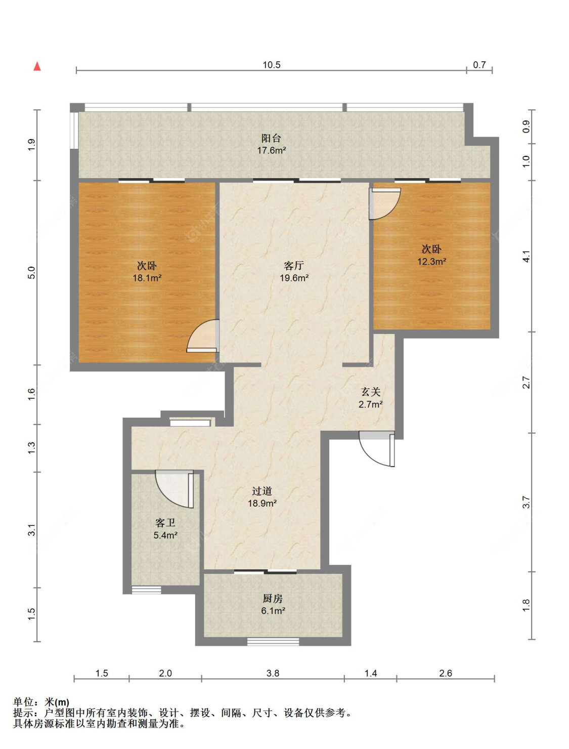 苏州世茂九溪墅(住宅)在售二手房源户型图_小牛看房