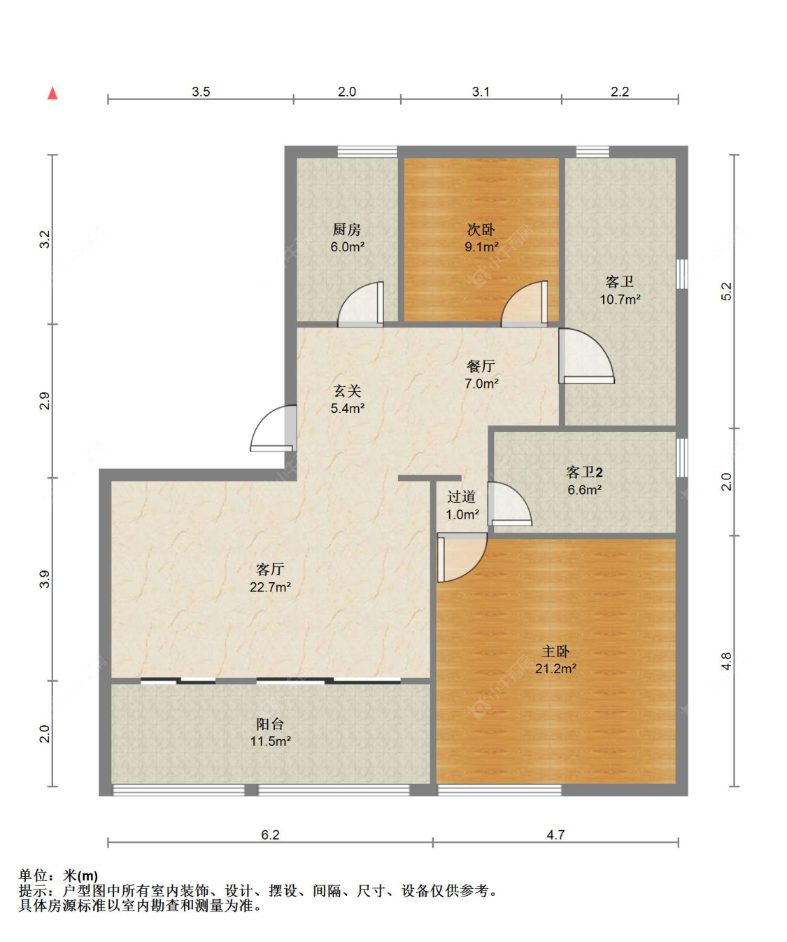 苏州福东苑(北区)在售二手房源户型图_小牛看房