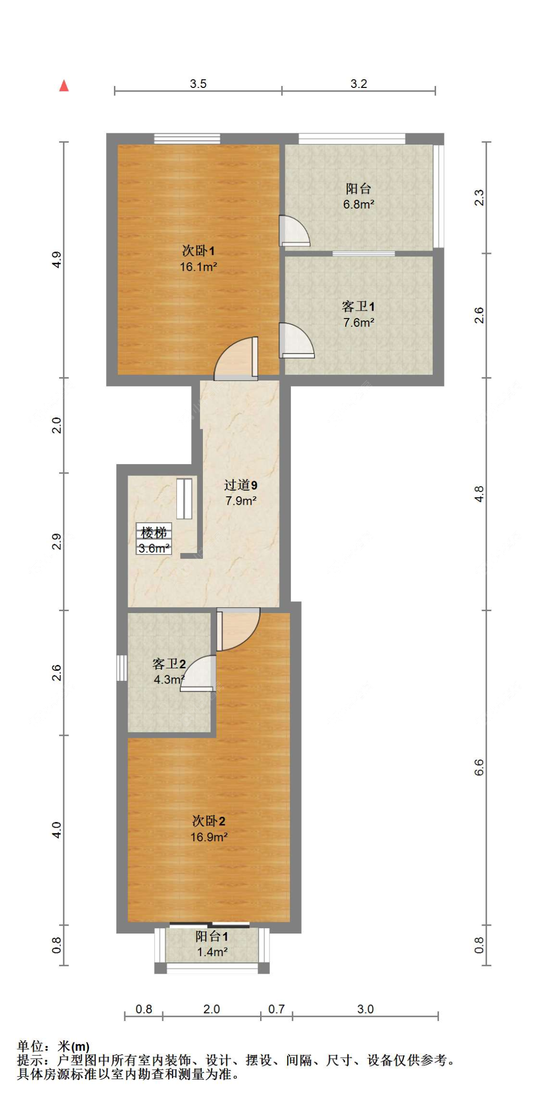 苏州金科廊桥雅苑(别墅)在售二手房源户型图_小牛看房