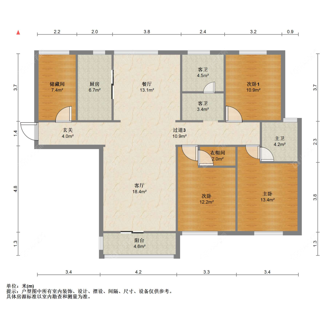苏州君临新城在售二手房源户型图_小牛看房