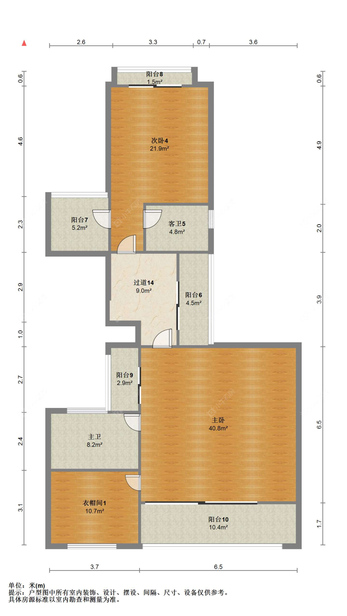 苏州香蜜湖公馆(别墅)东区在售二手房源户型图_小牛看房