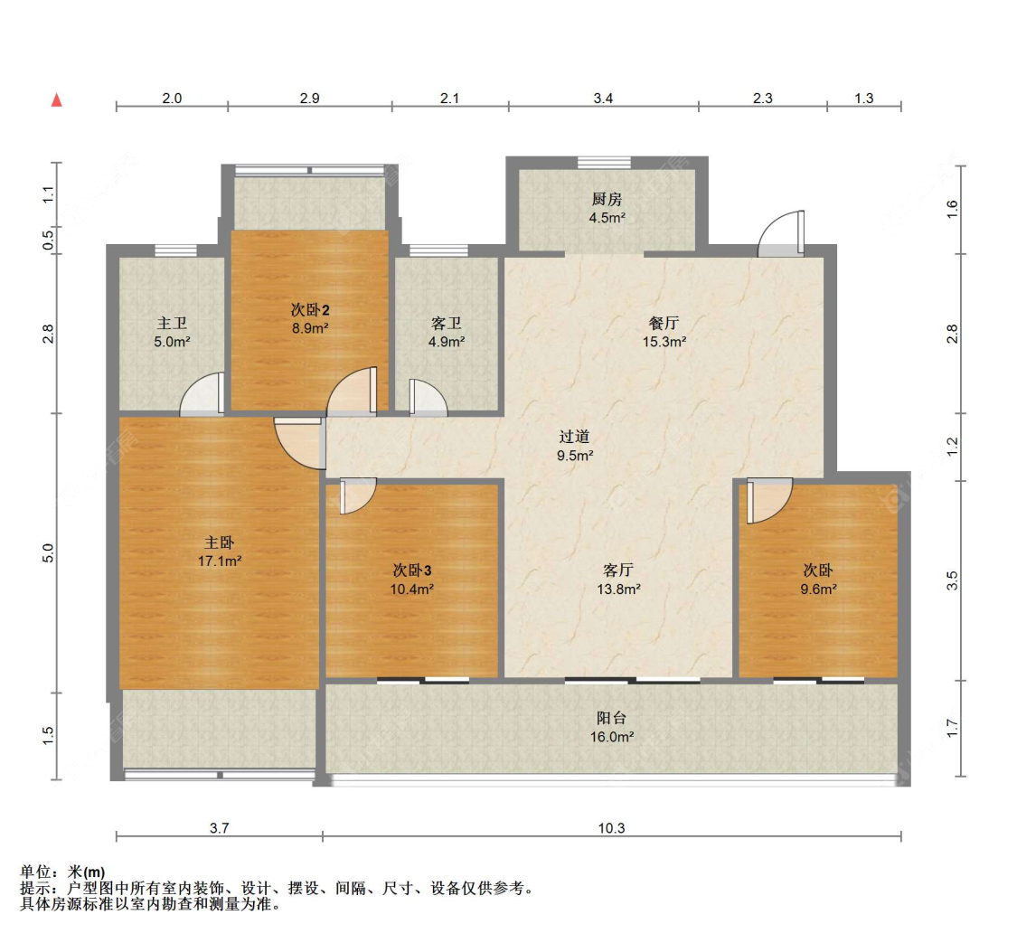 苏州依云兰庭在售二手房源户型图_小牛看房