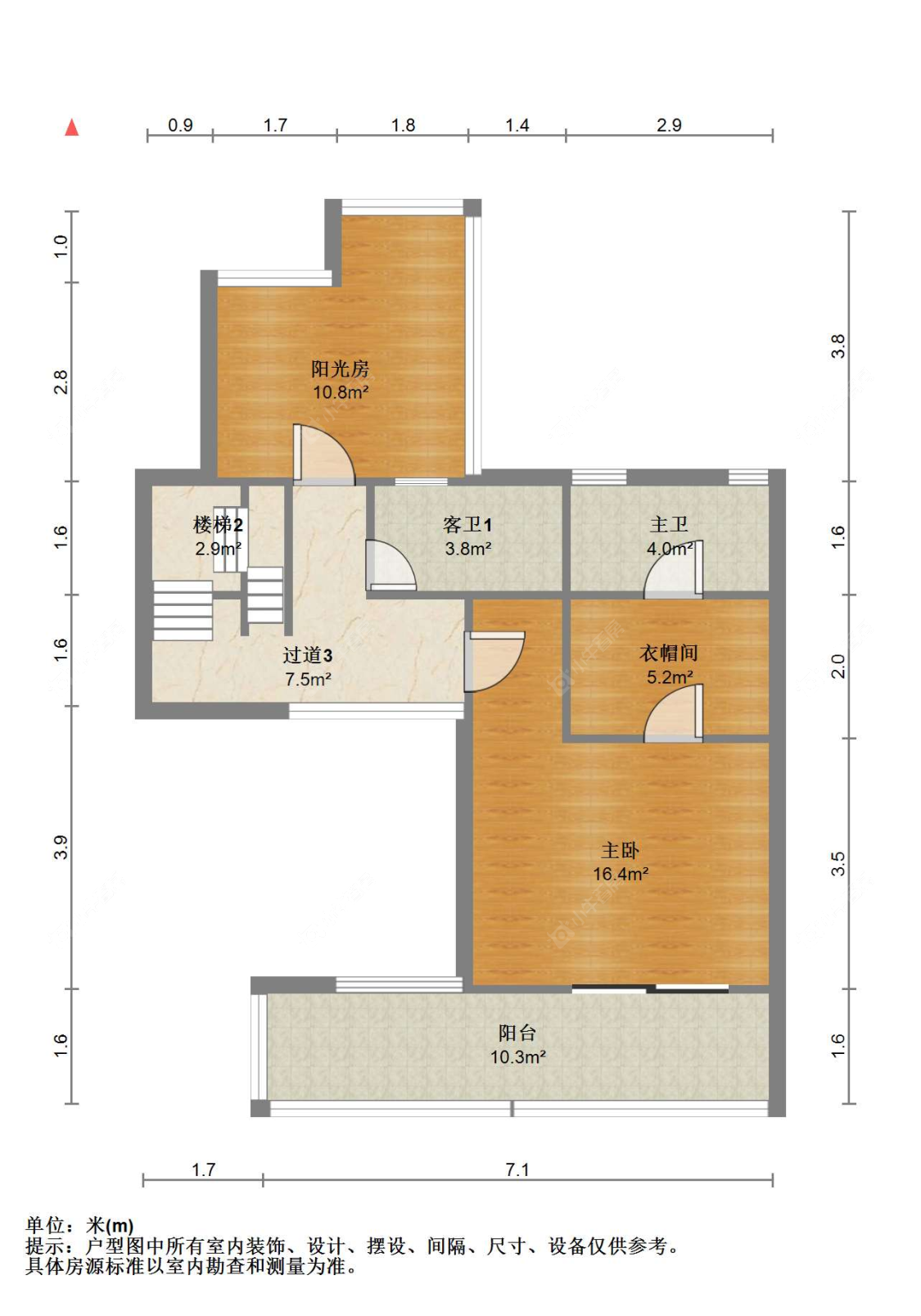 苏州香蜜湖公馆(别墅)东区在售二手房源户型图_小牛看房