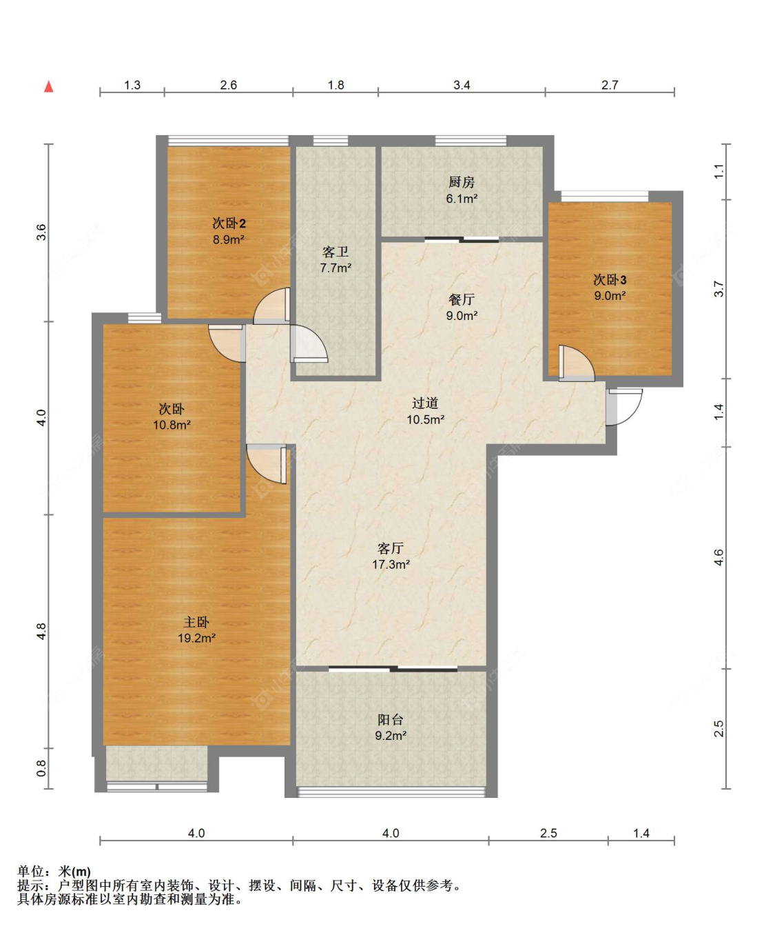 苏州中联铂悦在售二手房源户型图_小牛看房