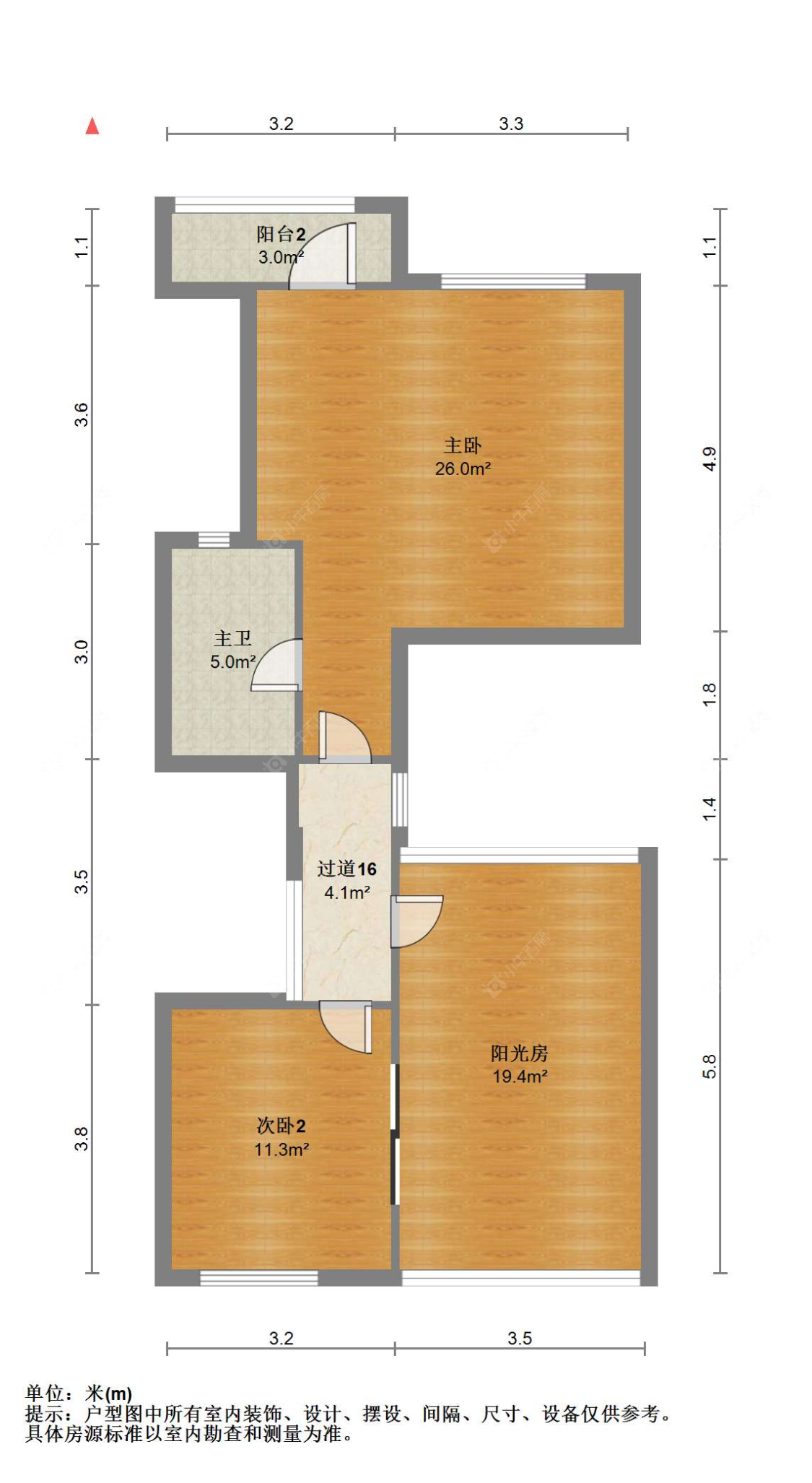 苏州缇香镜湖湾在售二手房源户型图_小牛看房