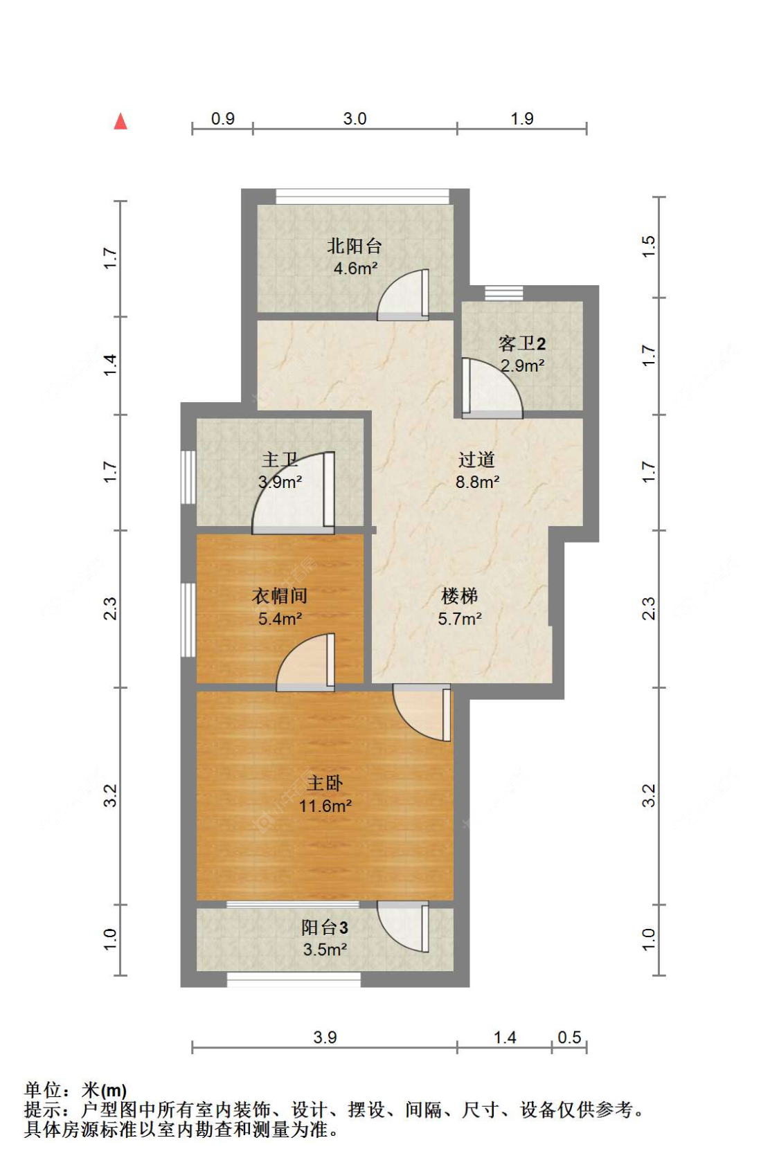苏州中梁壹号院(二期)在售二手房源户型图_小牛看房