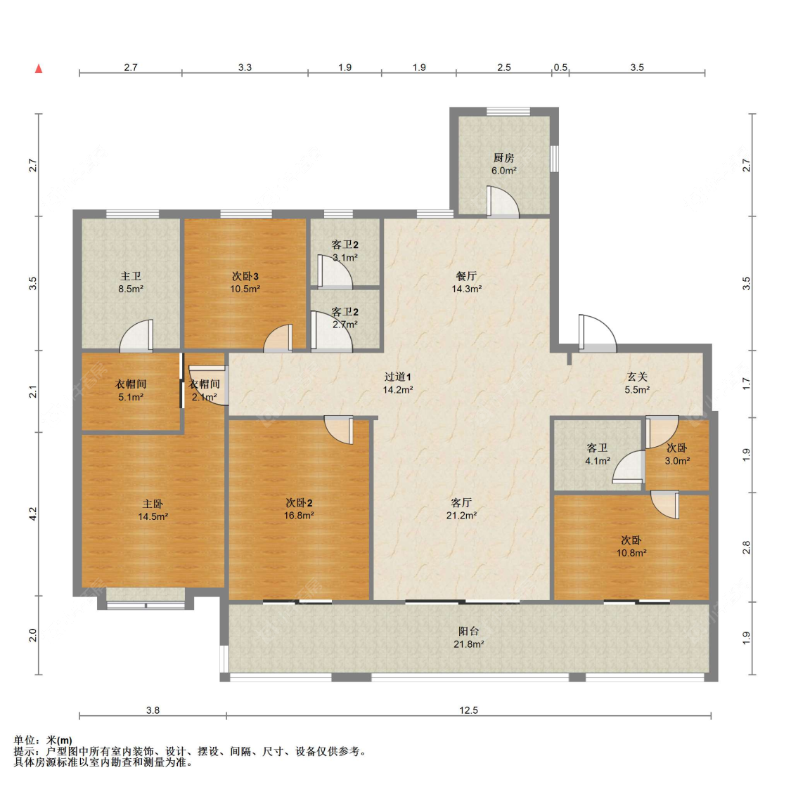 苏州世茂九溪墅(住宅)在售二手房源户型图_小牛看房