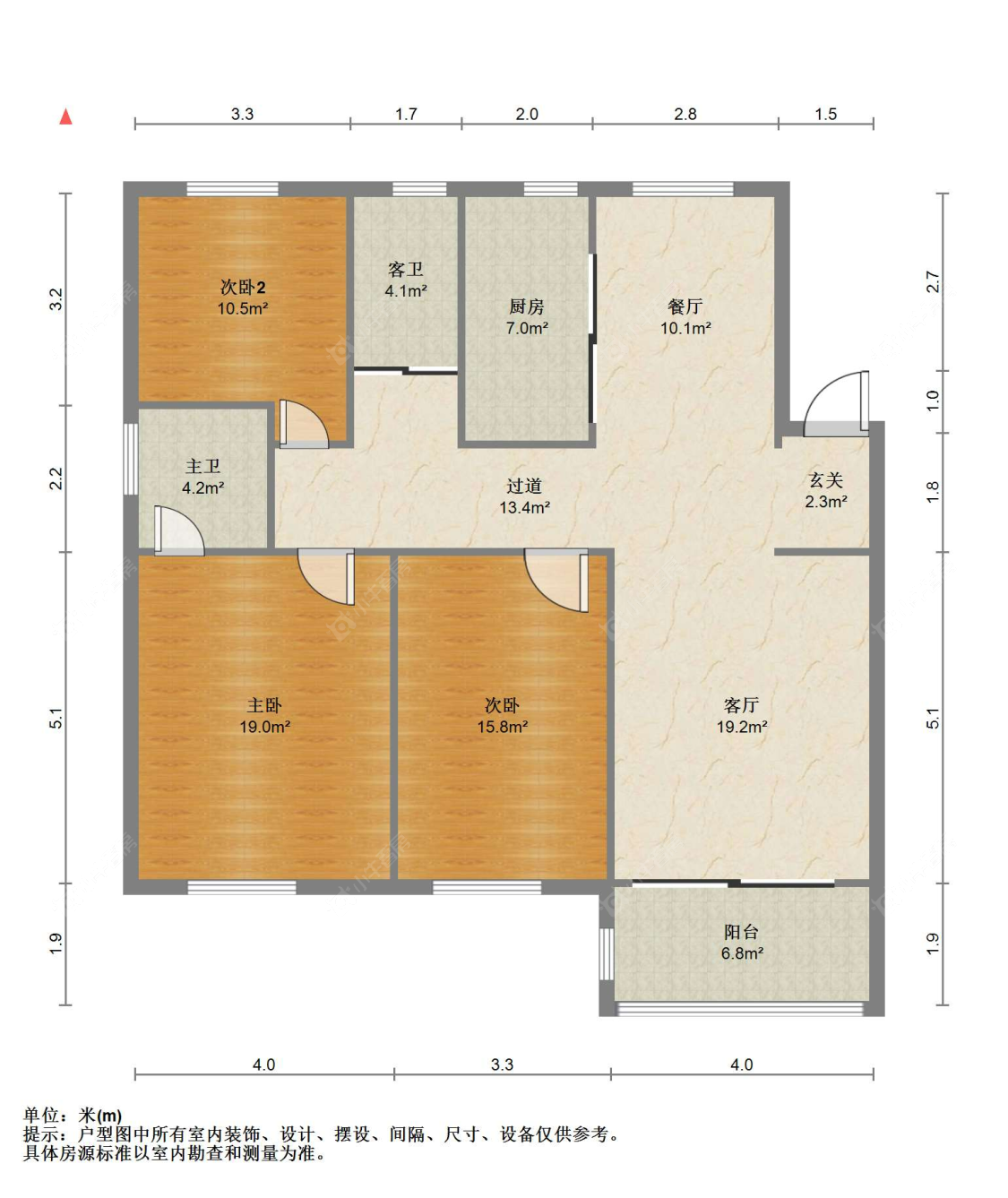 苏州南湖苑在售二手房源户型图_小牛看房